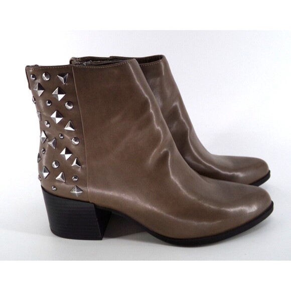 Circus Sam Edelman Jaimee Boot Size 9.5 Studded Dark Taupe Booties New - Picture 1 of 8